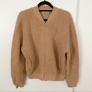 Vince | wool boucle bomber jacket